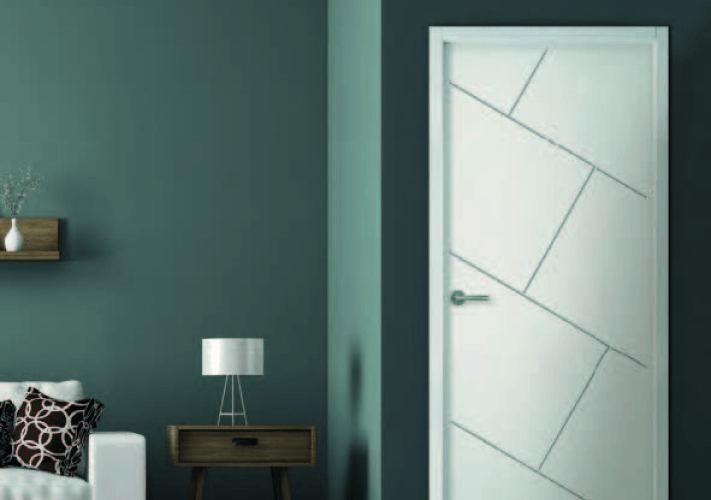 Porte d'entrée en pvc